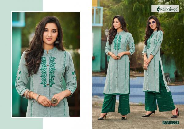 Rangjyot Parin 3-Rayon-Kurti-With-Plazzo